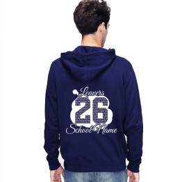 Leavers 2026 Customized School Name Graphic Design Farwell Party Stars & Stripes Hoodie